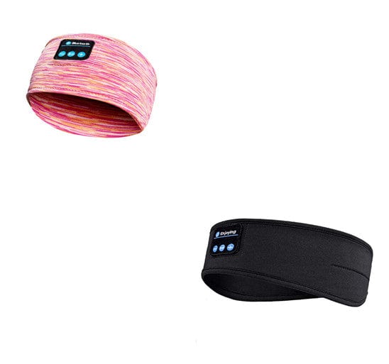 Wireless Bluetooth Sleeping Headband Audio & Video Almandine Pink and black  