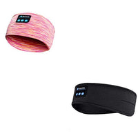 Wireless Bluetooth Sleeping Headband Audio & Video Almandine Pink and black  