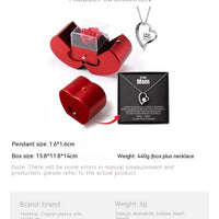 Women's Hollow Heart-shaped Mother's day Necklace Set