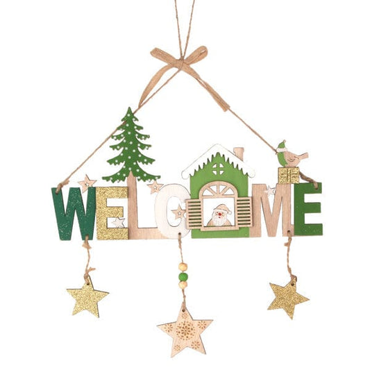 Wooden Bells Pendant: Charming Door Sign and Shop Decoration Christmas CJ 1 style  