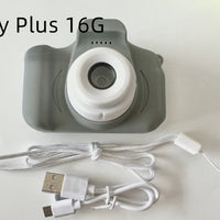 X2 HD Mini Cartoon Kids Digital Camera Accessories CJ Grey Plus 16G USB 