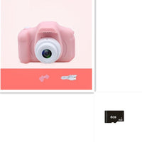 X2 HD Mini Cartoon Kids Digital Camera Accessories CJ X2Pink 8G USB 