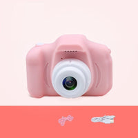 X2 HD Mini Cartoon Kids Digital Camera Accessories CJ X2Pink USB 