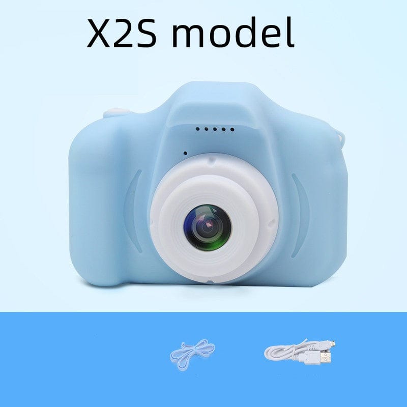 X2 HD Mini Cartoon Kids Digital Camera Accessories CJ X2SBlue USB 