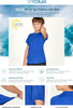 Youth Kids UPF 50+ Short Sleeve, Aqua Water Swimsuit Top, UV/SPF Surf Swim Shirt  ebasketonline   