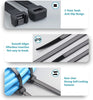 Zip Ties Assorted Sizes(4”+6”+8”+12”), 400 Pack, Black Cable Ties, UV Resistant Wire Ties by  ebasketonline   